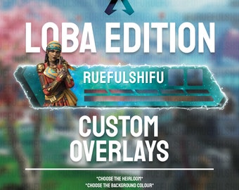 Animated Customisable LOBA Banner | Apex Legends Health Bar Overlay for Streaming on Twitch, Youtube and Tiktok | For OBS and StreamLabs