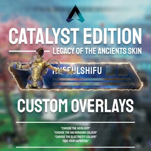 Animated Customisable CATALYST Health Bar Overlay for Streaming on Twitch, Youtube and Tiktok | Apex Legends | For OBS and StreamLabs