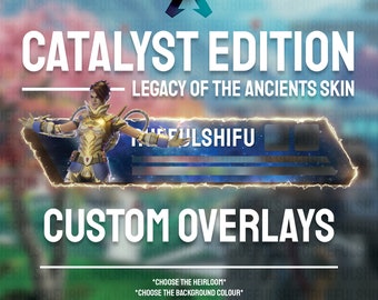 Geanimeerde aanpasbare CATALYST Health Bar Overlay voor streaming op Twitch, Youtube en Tiktok | Apex Legends | Voor OBS en StreamLabs