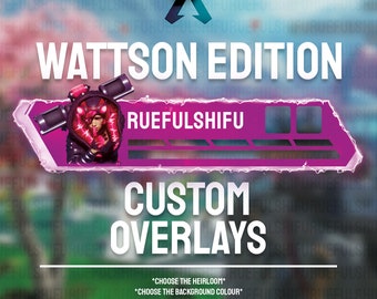 Animated Customisable WATTSON Health Bar Overlay for Streaming on Twitch, Youtube and Tiktok | Apex Legends | For OBS and StreamLabs