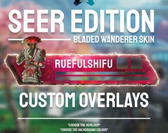 Animated Customisable SEER Banner | Apex Legends Health Bar Overlay for Streaming on Twitch, Youtube and Tiktok | For OBS and StreamLabs