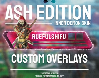 Animated Customisable ASH Banner | Apex Legends Health Bar Overlay for Streaming on Twitch, Youtube and Tiktok | For OBS and StreamLabs
