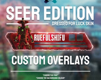 Animated Customisable SEER Banner | Apex Legends Health Bar Overlay for Streaming on Twitch, Youtube and Tiktok | For OBS and StreamLabs
