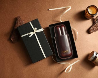 Leather Cigar Case, Men's Cigar Holder, Personalized Travel Cigar Case, Father's Day Gift, Best Man Cigar Case, Gift for Dad, Wedding Gift