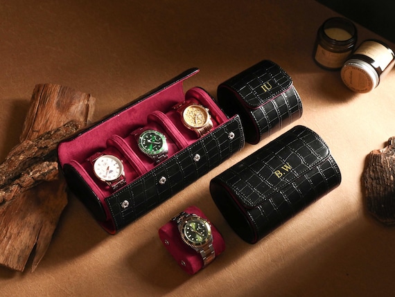 Top 3 Artisan Leather Watch Rolls for Him: Personalized Timepiece Storage Solutions