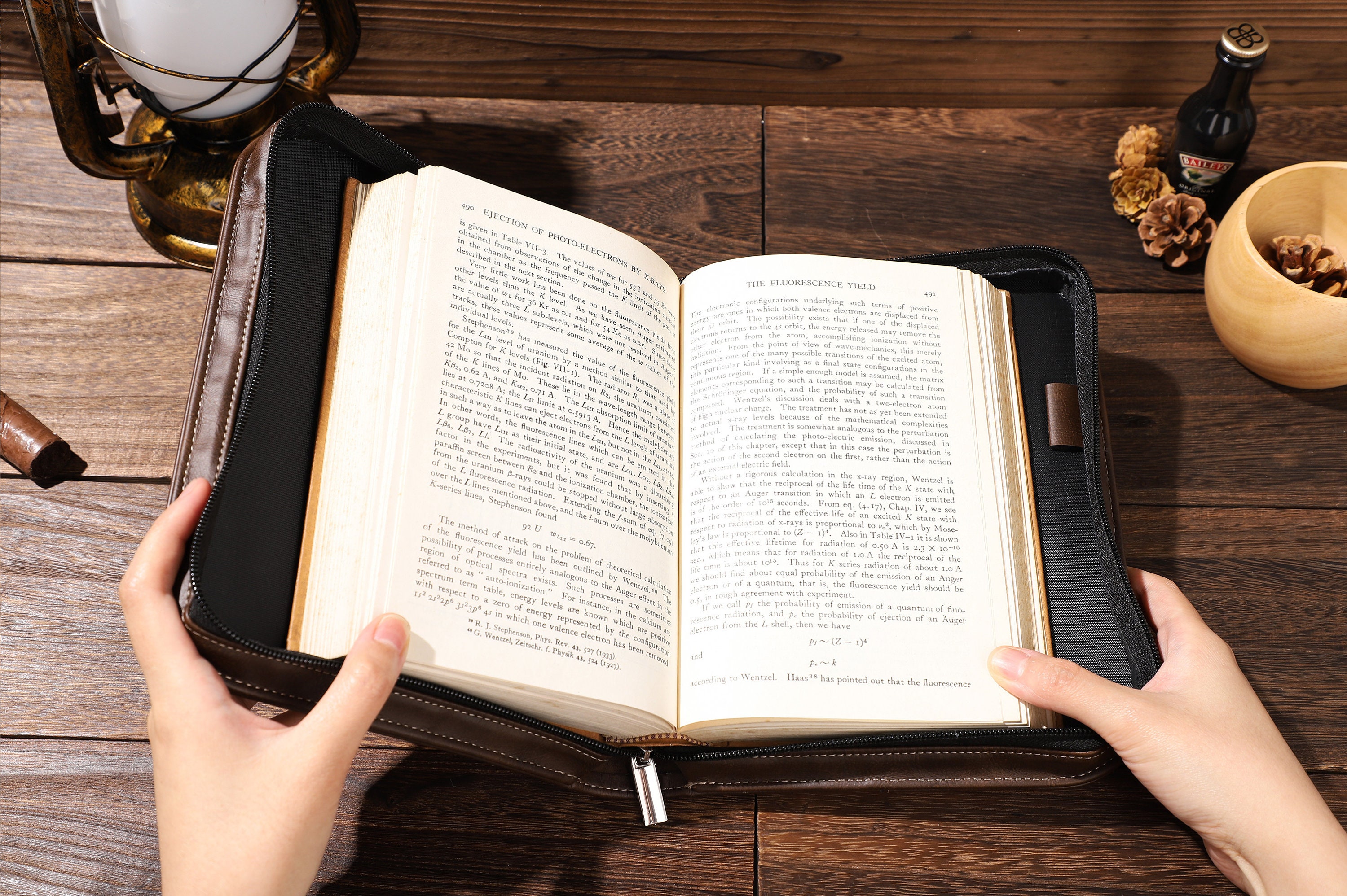 Personalized Leather Bible Cover, Engraved Bible Cover, Customized Book Cover, Bible Cover with Zipper, Religious Gift, Zipper Book Cover