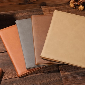 Leather Portfolio, Leather Organizer, Document Holder, Leather