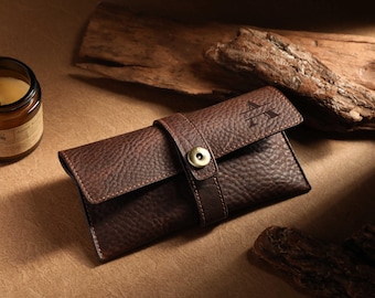 Estuche de cuero personalizado para gafas, elegante estuche para guardar gafas, funda de cuero para gafas de sol, estuche portátil y suave para gafas, regalo para el padrino.