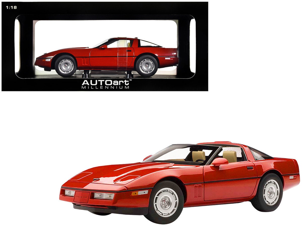 NIB Die-cast 1:18 1986 Chevrolet Corvette Autoart - Etsy