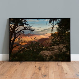 The Grand Canyon Photography Print, Canvas, Grand Canyon Wall Art, National Park Art Print, Landscape Photo, Home and Office Wall Decor