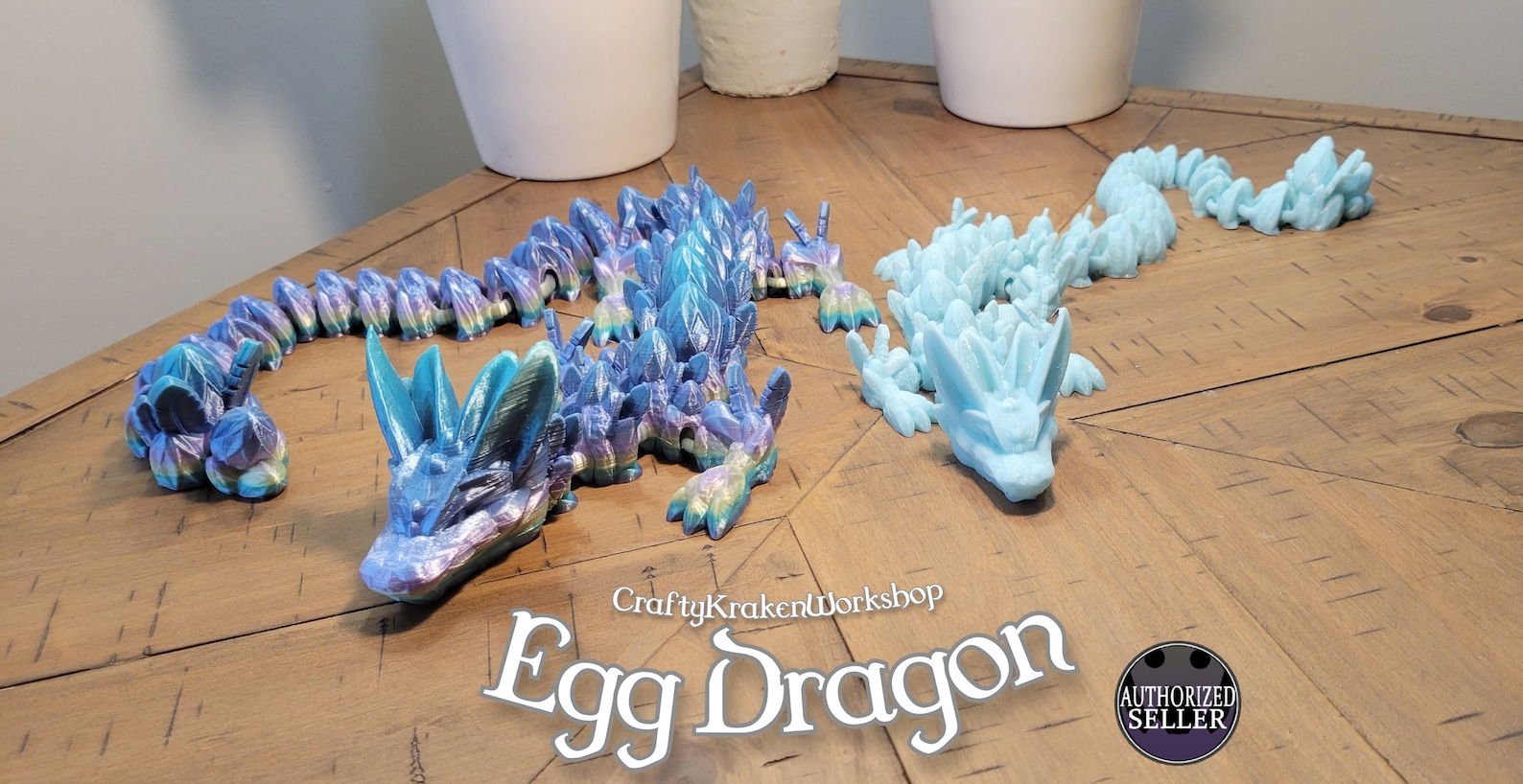 Articulated Flexi Egg Bunny Dragon 3D Printed Fidget Sensory Etsy