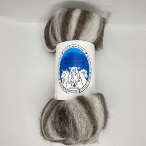 Natural Colored Wensleydale Wool Roving - Multiple Shades