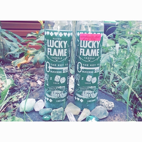 Lucky Flame Blessed Ritual Candles/ Fertility Protection/Luck/Wishes & Goals/ Key To Success/ Money/ Healing Abundance Flow