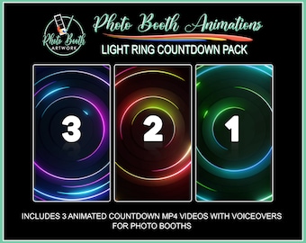 Ring of Fire Countdown Pack Set of 3 Animations for Photo Booths ...