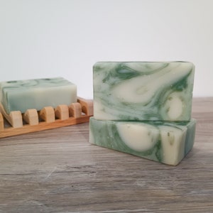 Peppermint Fir Bar Soap/ All Natural/ Cold Process Soap/ Palm Free