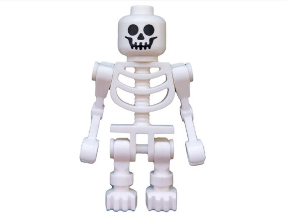 Habitat Surichinmoi licens Lego Minifigure Skeleton in White. - Etsy