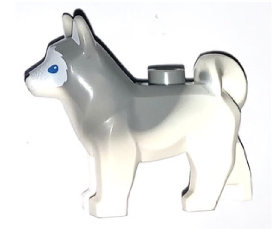 husky dog lego