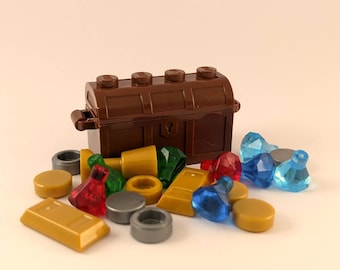 Custom Treasure Chest Set Overflowing with Accessories - Two sets to choose from