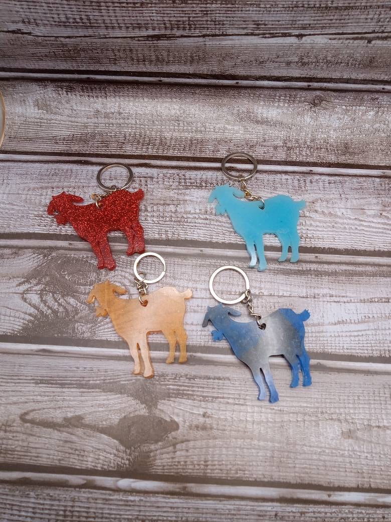 Goat Keychains Etsy