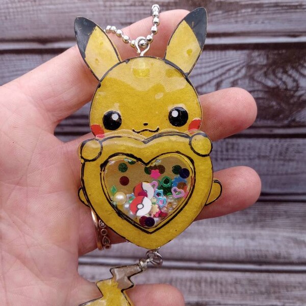 Pikachu Keychain Etsy