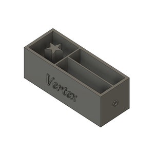 Magnetic Vertex - Texas State Flag 3D Pen Blank File(STL file)