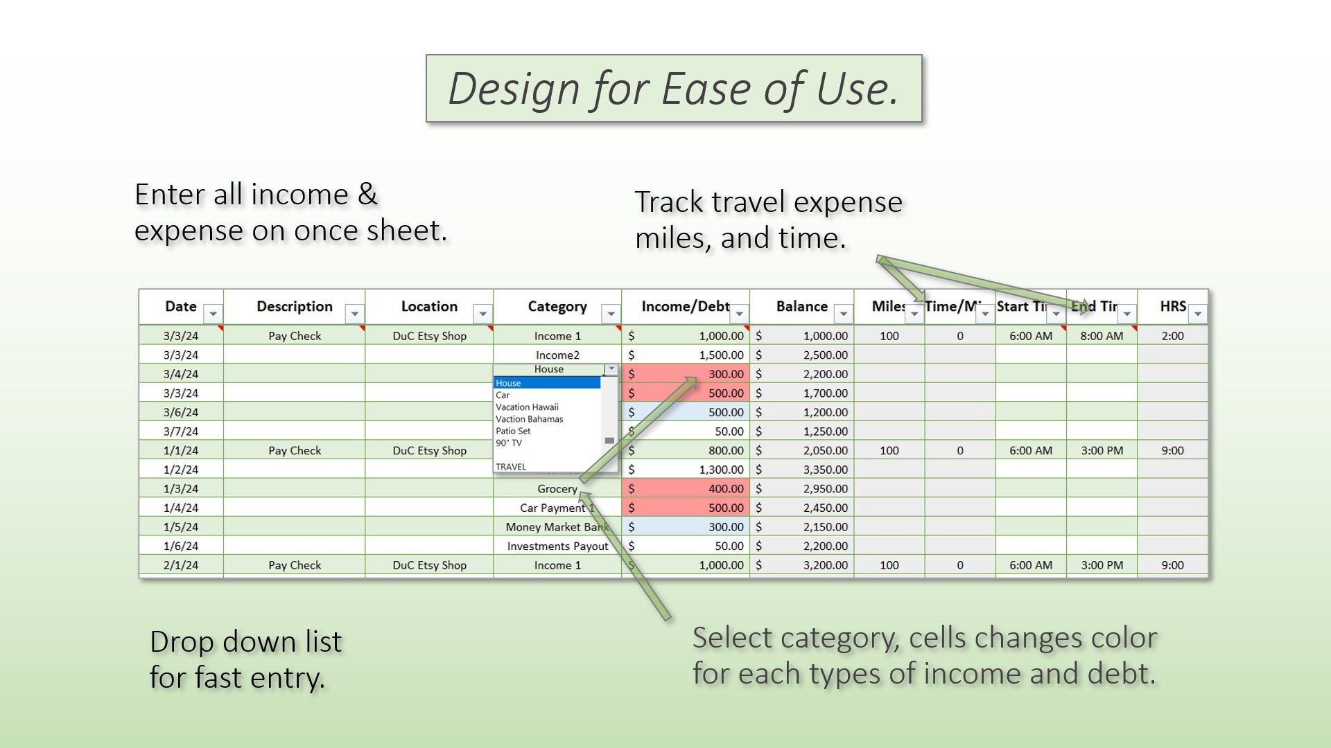 Personal Budget Tracker - Etsy
