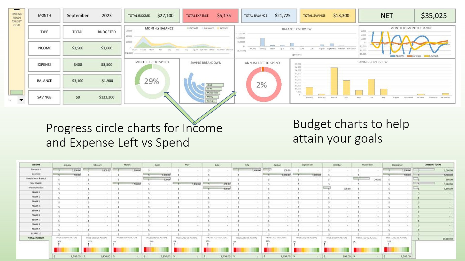 Personal Budget Tracker - Etsy