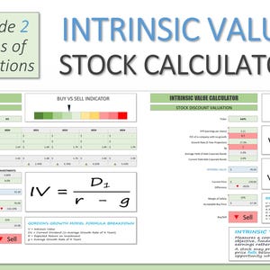 Dividend & Stock Intrinsic Valuation Calculator