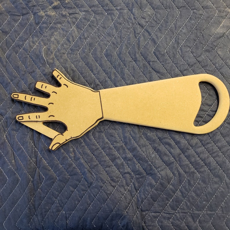 Table Saw Push Stick Style Hand With Missing Fingers Perfect Etsy