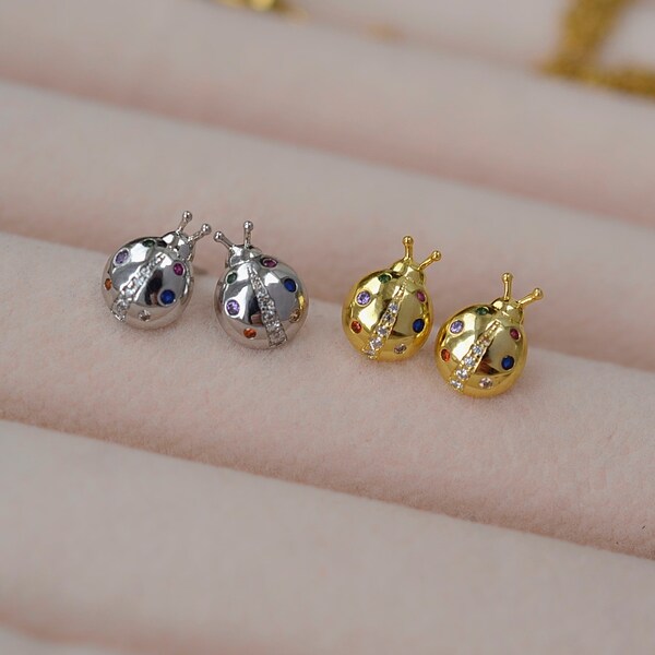Ladybug Earrings Etsy