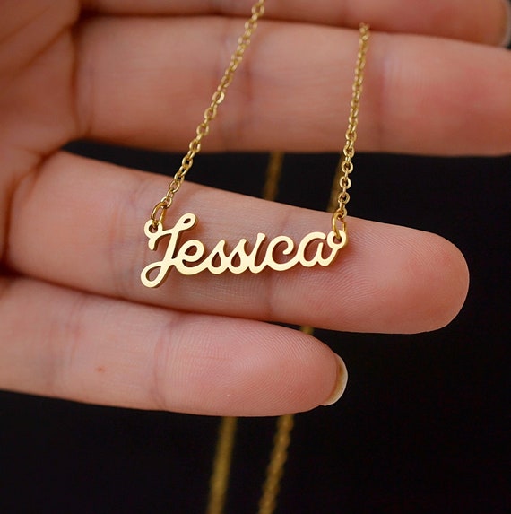 Jessica name necklace deals