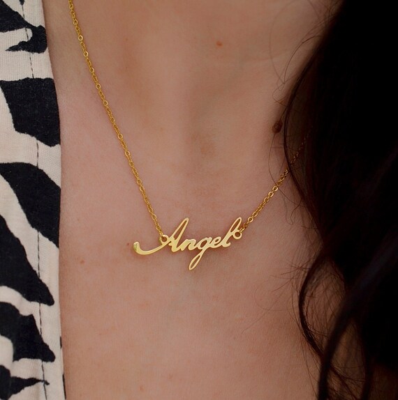 Women's angel shop necklace