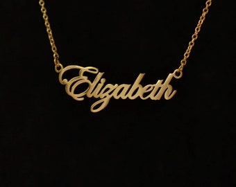 Liz Name Necklace - Etsy UK