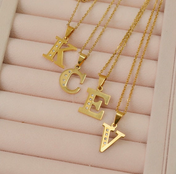 Buy Infinity Initial Necklace, Infinity Necklace, Two Initial Necklace,  Boyfriend Girlfriend, His and Her, Anniversary Gift, Valentine's Day .  Online in India - Etsy