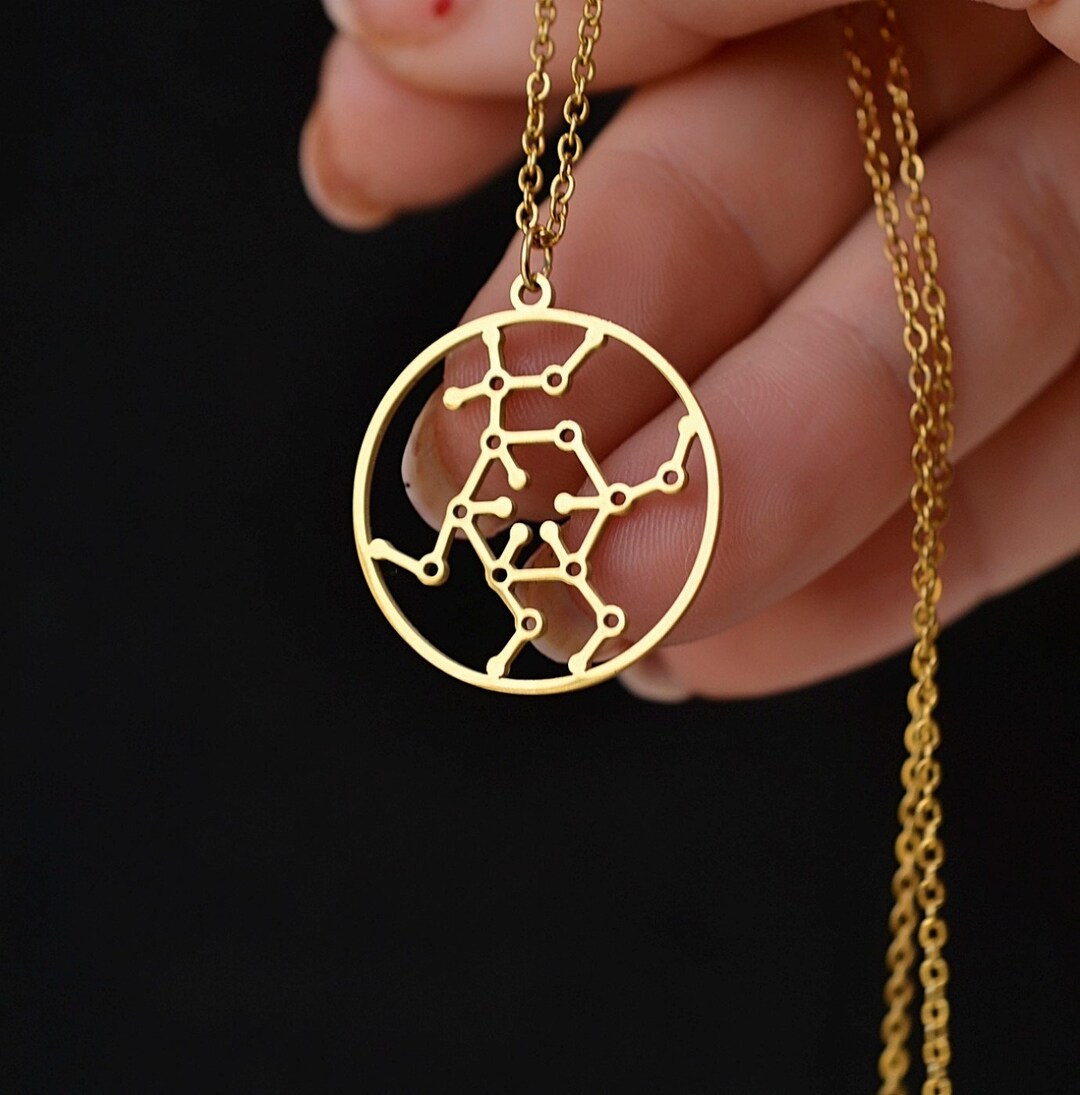 Glucose Molecule Necklace, Sugar Lover Necklace, Sweets Addict Gift
