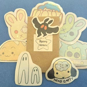 Mystery Oops Sticker Pack | B Grade Vinyl Stickers | Glitter or Glossy Finish | Set of 3 or 5
