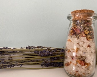 Lavender and Rose Sea Salt Soak