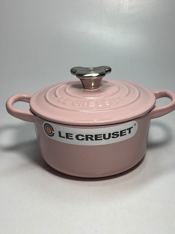 Le Creuset 1 Quart Chiffon Hibiscus Bonbon Cast Iron Dutch Oven