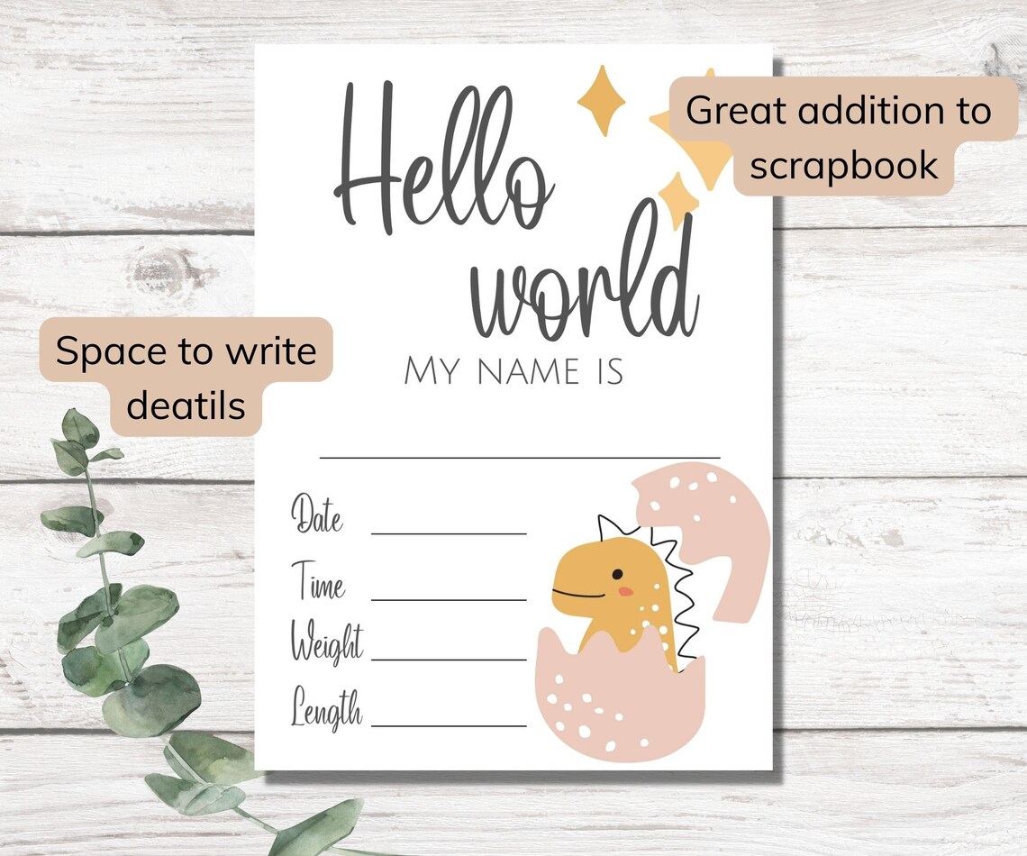 Baby Monthly Milestone Card Printable, Pastel Dinosaur Photo Prop, Baby ...
