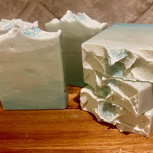 Peppermint Menthol Eucalyptus/Handmade soap/Goat Milk soap/Artisan Soap