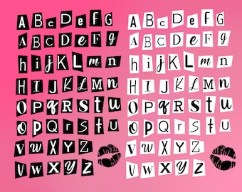 Burn book alphabet, burn book letters, cricut cut files, burn book SVG, mean girls SVG
