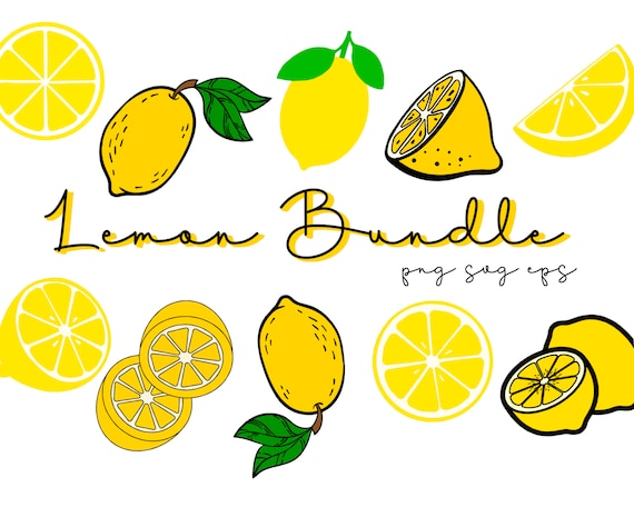 Lemon SVG Bundle Lemon SVG Files for Cricut SVG Files for - Etsy UK