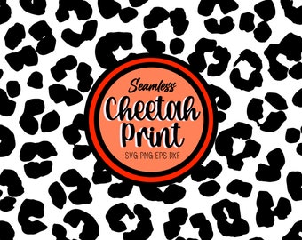 Cheetah print SVG, cheetah print png, files for cricut, silhouette files, animal prints, cheetah pattern, SVG, png