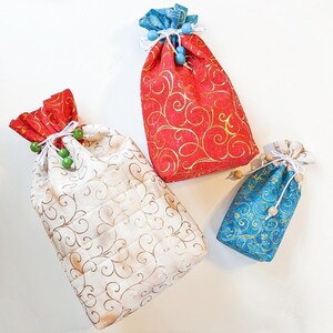Wrapped in Love Reusable Gift Bag PDF Pattern image 4