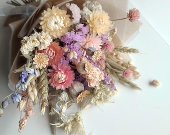 Dried Flower Bouquets | Colour Options Available | British Grown Flowers | Birthday Gifts