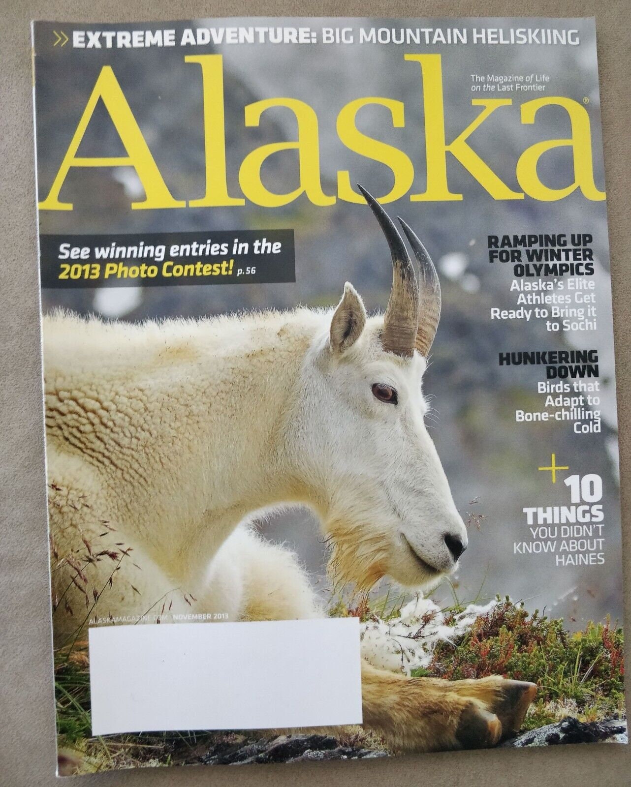 Alaska Magazine November 2013 – Extreme Adventure: Big Mountain ...