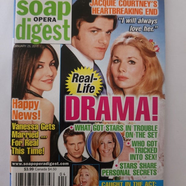 Soap Opera Digest Magazine January 25, 2011 - Real-Life Drama!