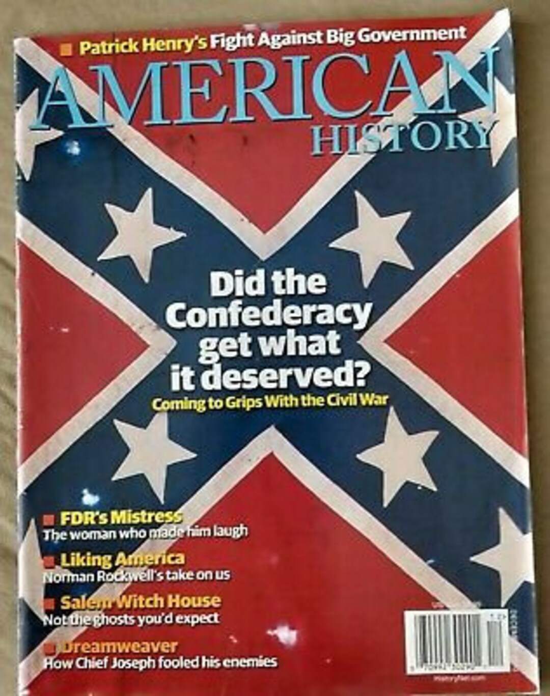 American History Magazine December 2010 - Coming to Grips With the