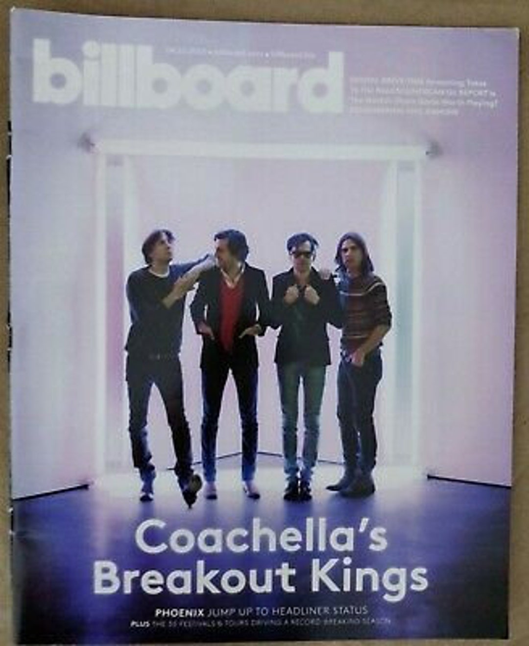 Billboard Magazine April 13, 2013 - Coachella's Breakout Kings: Phoenix -  Etsy, image size:1080x1317