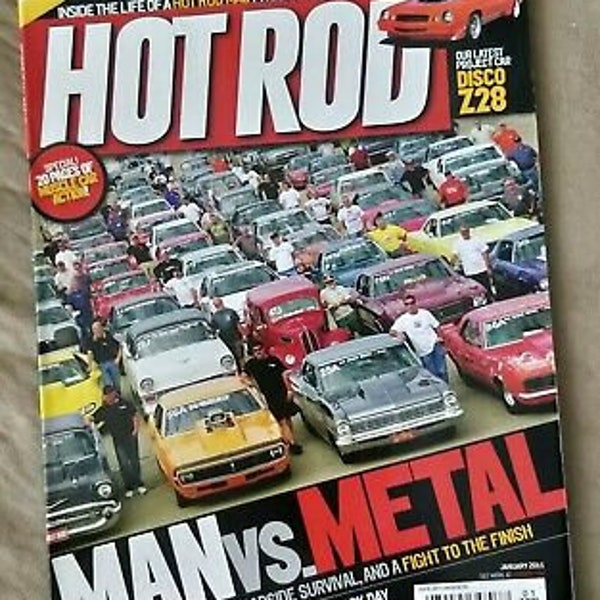 Hot Rod Magazine January 2011 – Man vs. Metal: True Stories of Speed